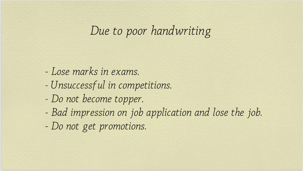 English Handwriting Improvement Course Anu Academy Images, Photos, Reviews